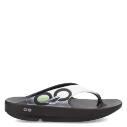 OOFOS Sandals|Unisex , Ooriginal Sandal Black White