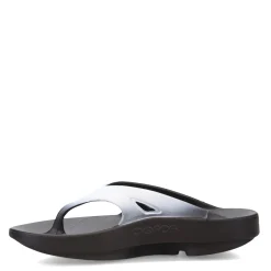 OOFOS Sandals|Unisex , Ooriginal Sandal Black White