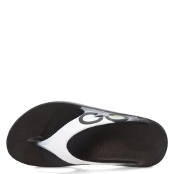 OOFOS Sandals|Unisex , Ooriginal Sandal Black White