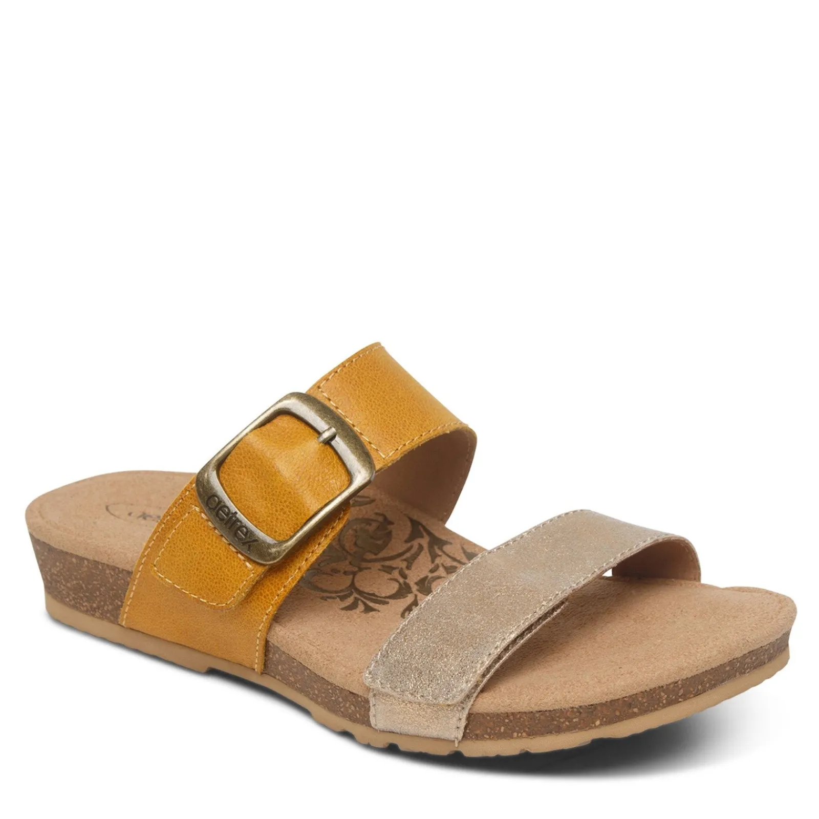Aetrex Sandals|Women's , Daisy Sandal Yellow