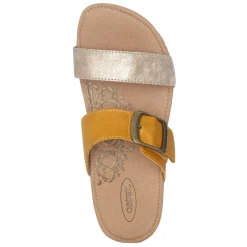 Aetrex Sandals|Women's , Daisy Sandal Yellow