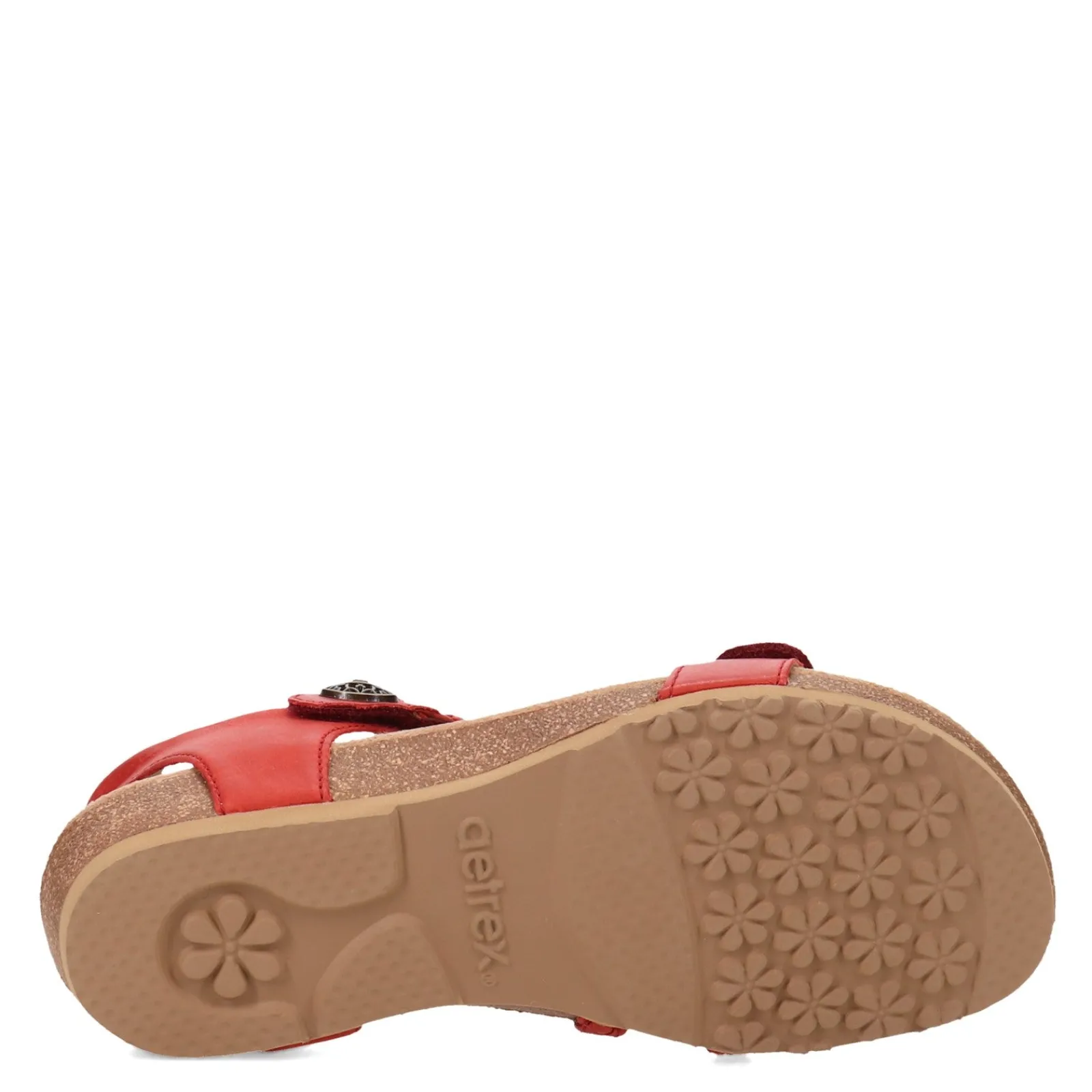 Aetrex Sandals|Women's , Jillian Sandal Red
