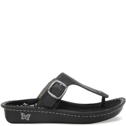 Alegria Wedges|Women's , Vella Sandal Oiled Black