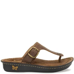 Alegria Wedges|Women's , Vella Sandal Oiled Brown