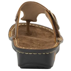 Alegria Wedges|Women's , Vella Sandal Oiled Brown