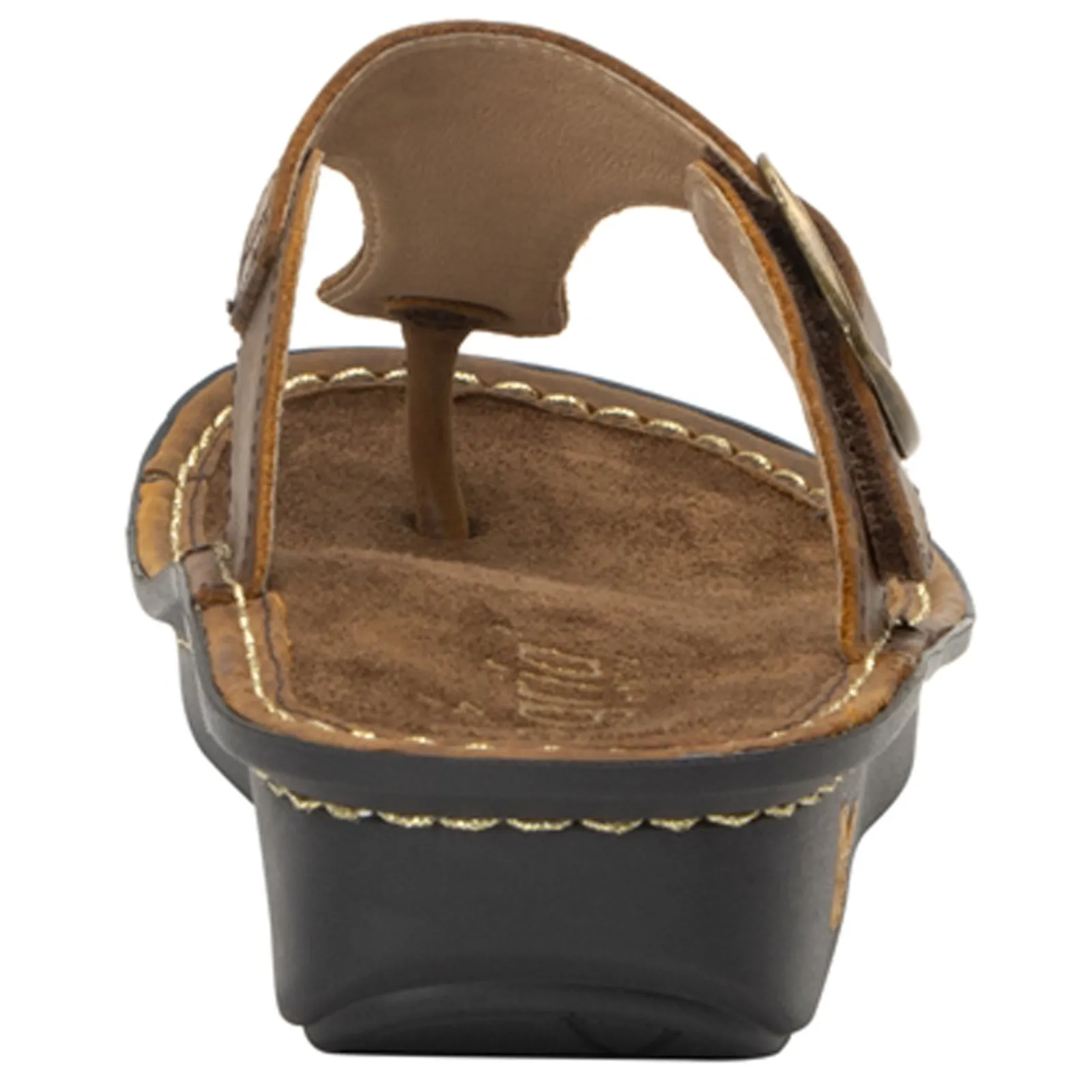 Alegria Wedges|Women's , Vella Sandal Oiled Brown