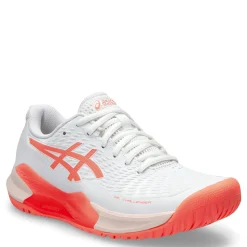 ASICS Sneakers & Athletic|Women's , GEL-Challenger 14 Tennis Shoe White/Sun Coral
