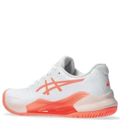 ASICS Sneakers & Athletic|Women's , GEL-Challenger 14 Tennis Shoe White/Sun Coral