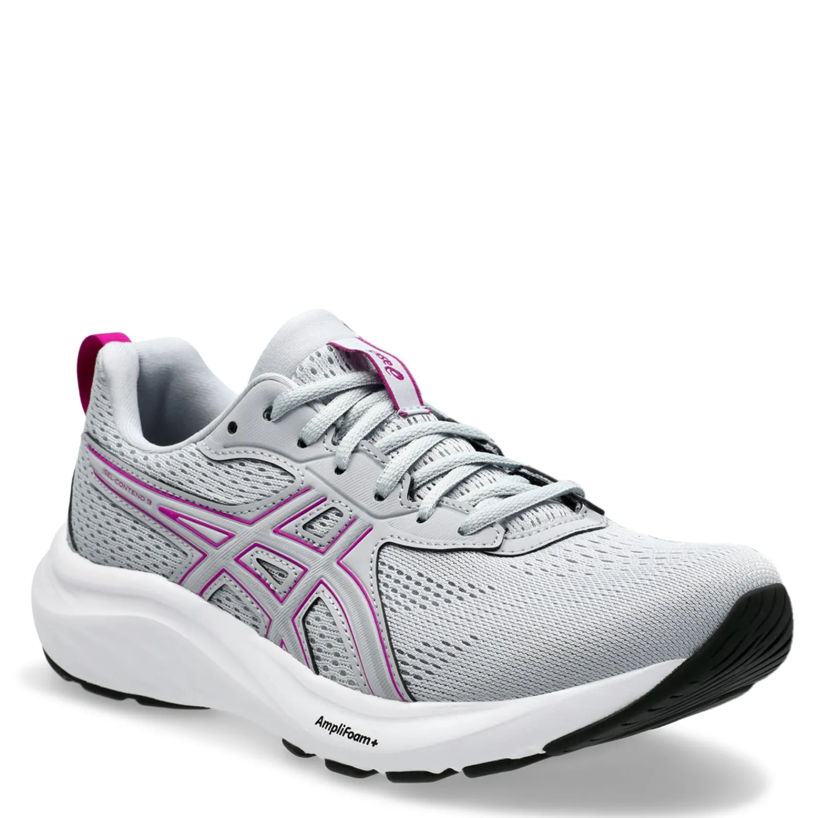 ASICS Sneakers & Athletic|Women's , GEL-Contend 9 Running Shoe - Wide Width Piedmont Grey/Purple Spectrum