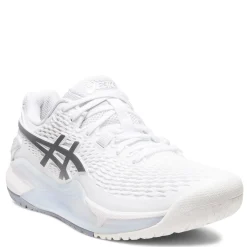 ASICS Sneakers & Athletic|Women's , GEL-Resolution 9 Tennis Shoe White/Pure Silver