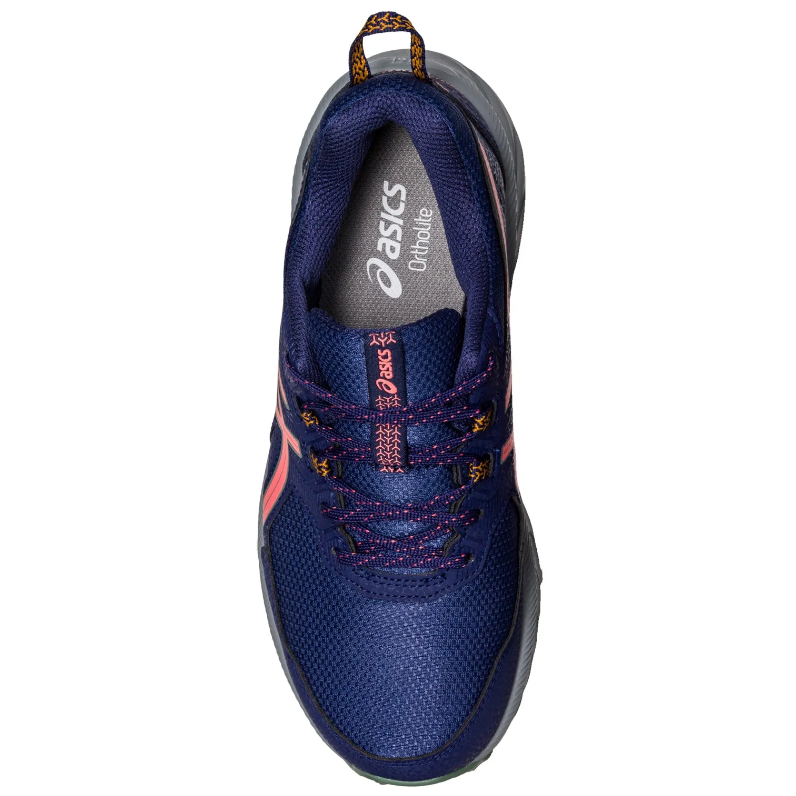 ASICS Sneakers & Athletic|Women's , GEL-Venture 9 Trail Running Shoe - Wide Width Indigo Blue/Papaya
