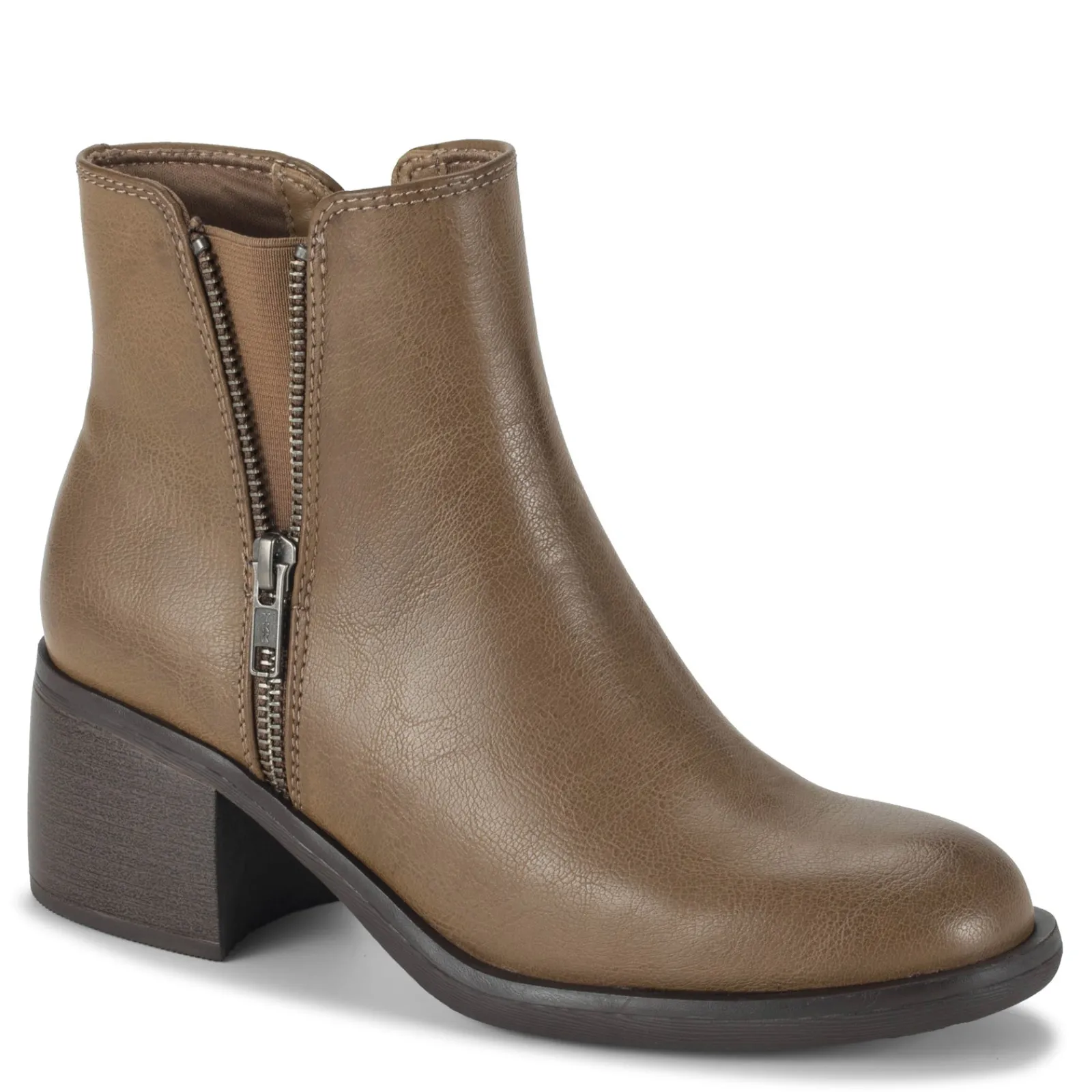 Baretraps Boots|Women's , Avery Block Heel Bootie Truffle
