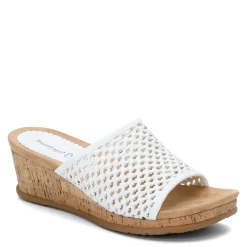Baretraps Wedges|Women's , Flossey Sandal White