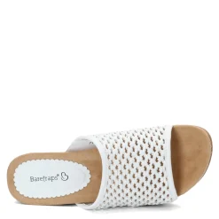 Baretraps Wedges|Women's , Flossey Sandal White