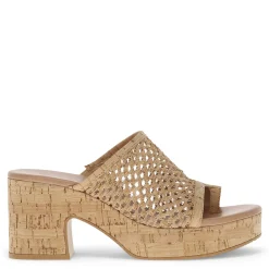 Baretraps Wedges|Women's , Michaela Sandal Natural Cork