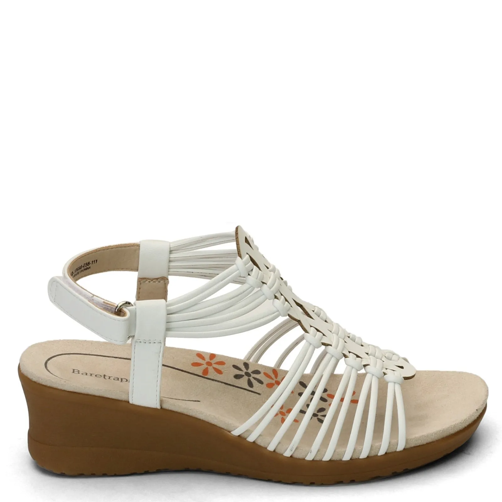 Baretraps Wedges|Women's , Taren Sandal White