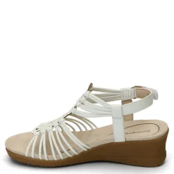 Baretraps Wedges|Women's , Taren Sandal White