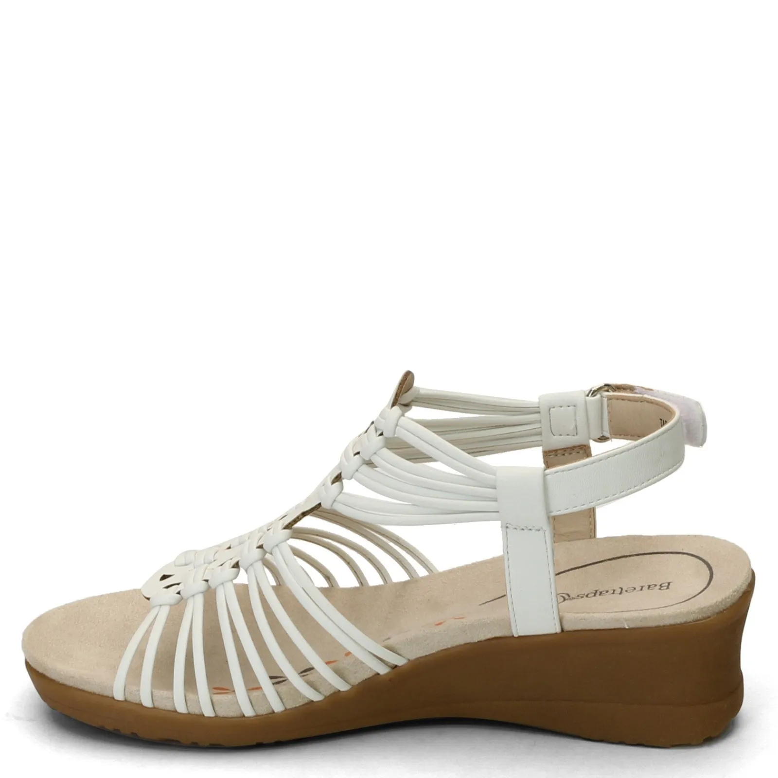 Baretraps Wedges|Women's , Taren Sandal White