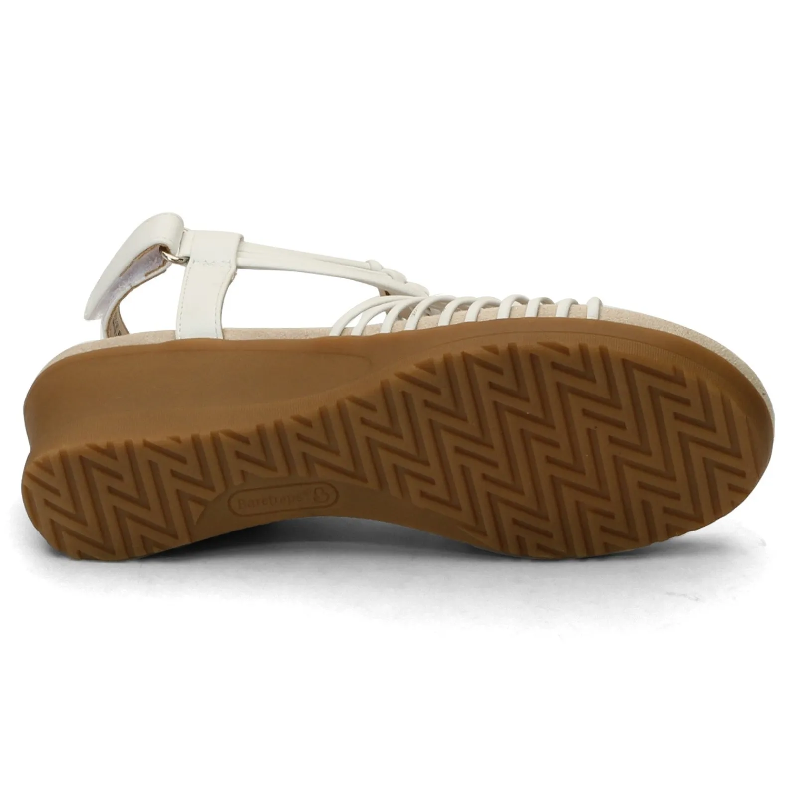 Baretraps Wedges|Women's , Taren Sandal White