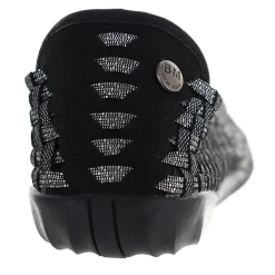 Bernie Mev Flats|Women's , Catwalk Slip-On Black Shimmer