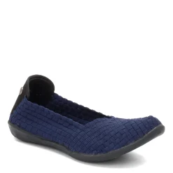 Bernie Mev Flats|Women's , Catwalk Slip-On Navy