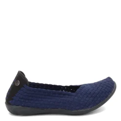 Bernie Mev Flats|Women's , Catwalk Slip-On Navy