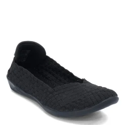 Bernie Mev Flats|Women's , Catwalk Slip-On Black