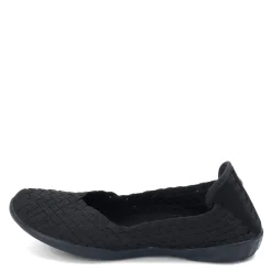 Bernie Mev Flats|Women's , Catwalk Slip-On Black