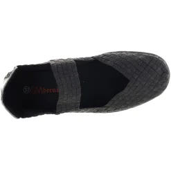 Bernie Mev Slip-On Shoes|Women's , Cuddly Slip-On Black