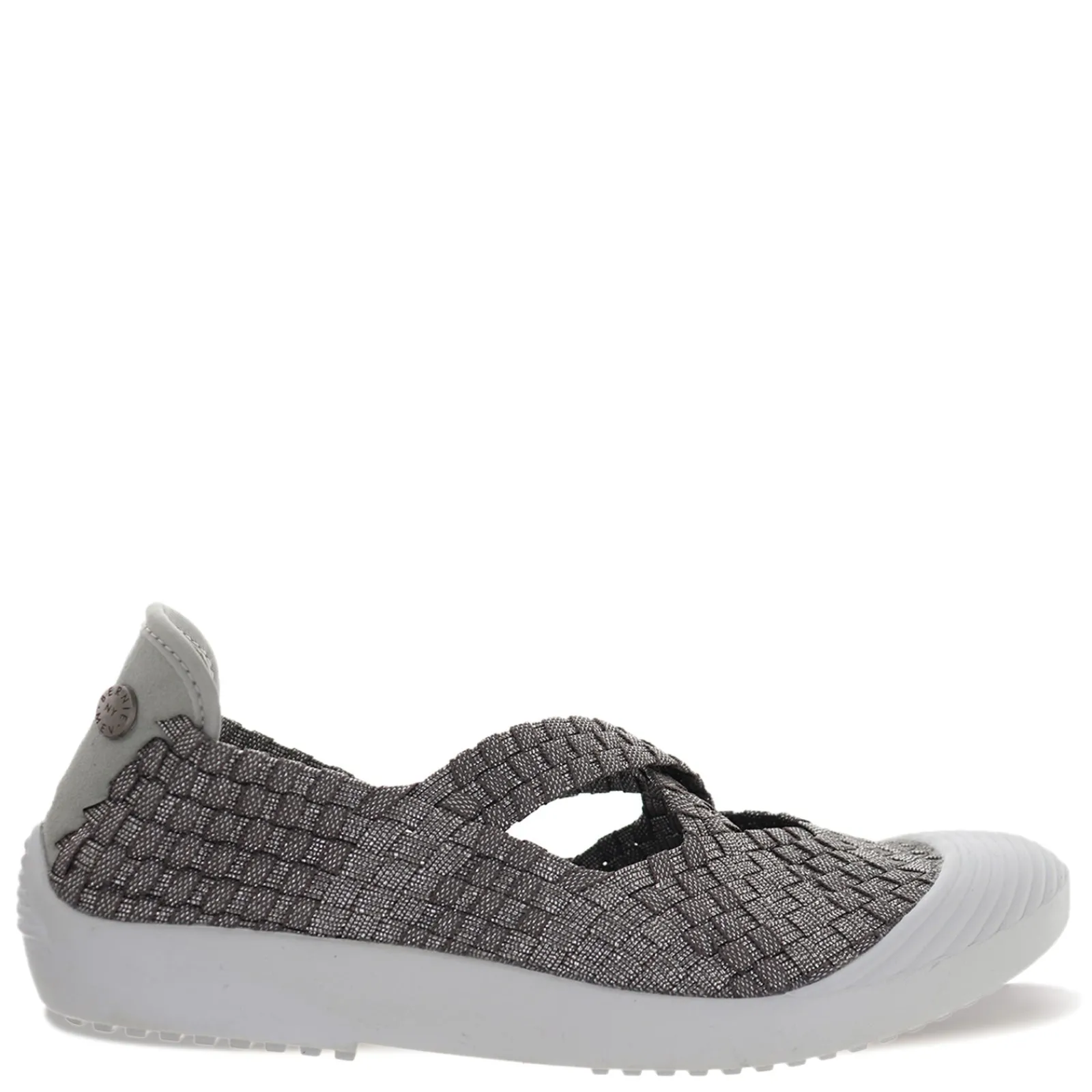 Bernie Mev Flats|Women's , Dune Mar Slip-On Smoke Shimmer