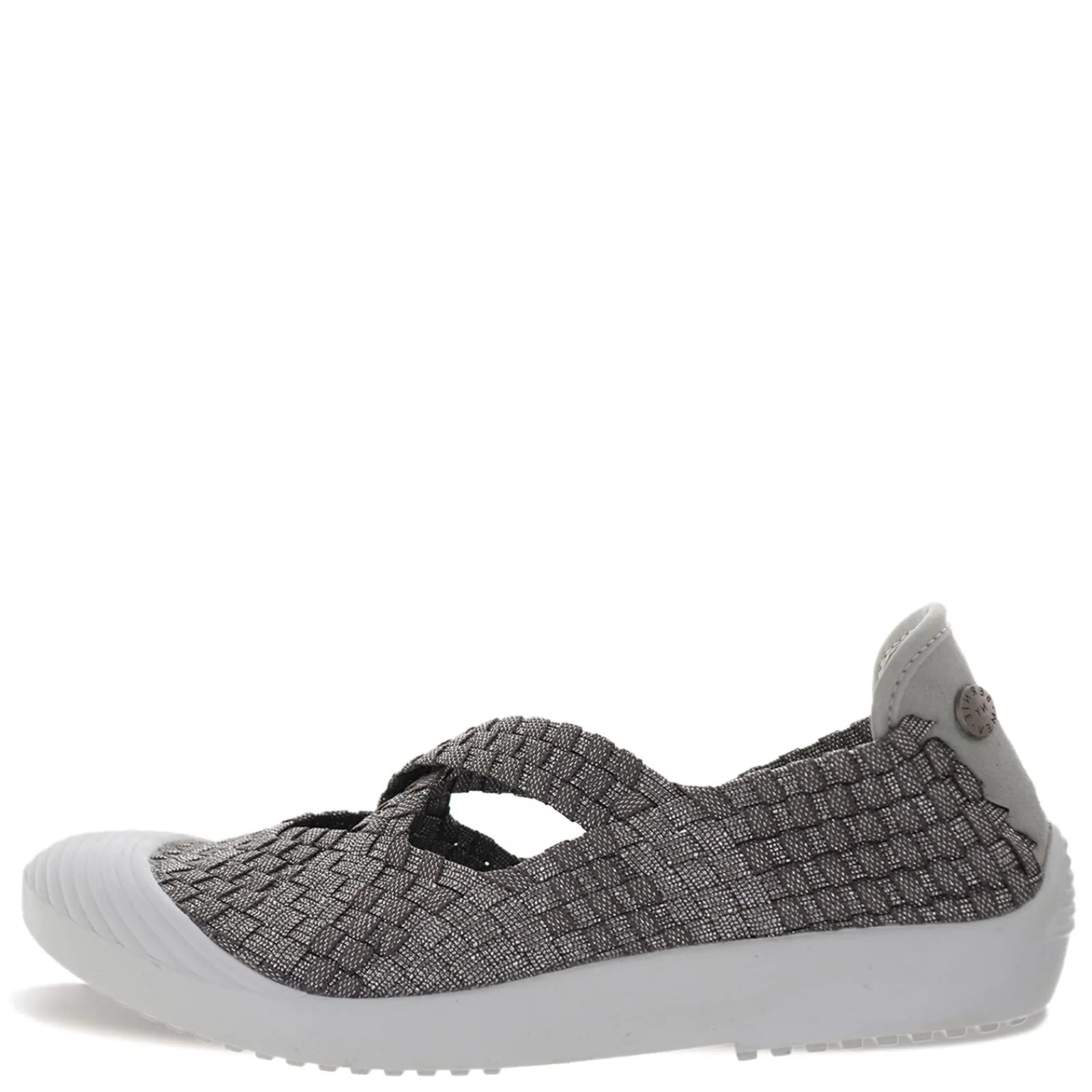 Bernie Mev Flats|Women's , Dune Mar Slip-On Smoke Shimmer