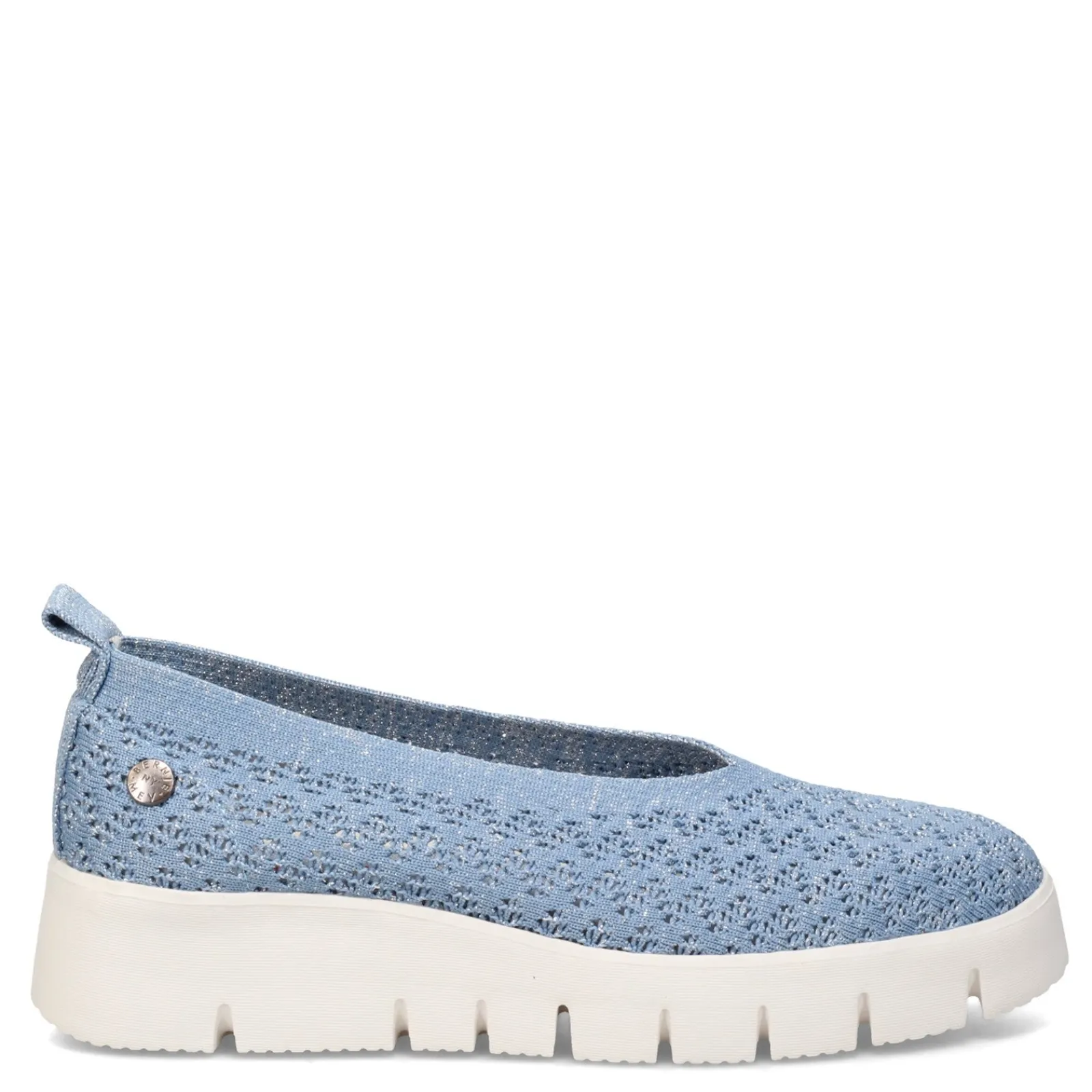 Bernie Mev Slip-On Shoes|Women's , FX Peony Slip-On Blue