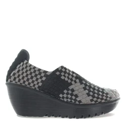 Bernie Mev Slip-On Shoes|Women's , Gem Slip-On Pewter Multi