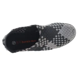 Bernie Mev Slip-On Shoes|Women's , Gem Slip-On Pewter Multi