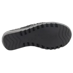 Bernie Mev Slip-On Shoes|Women's , Gem Slip-On Pewter Multi