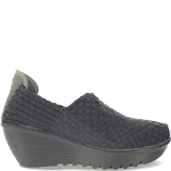 Bernie Mev Slip-On Shoes|Women's , Gem Slip-On Gray