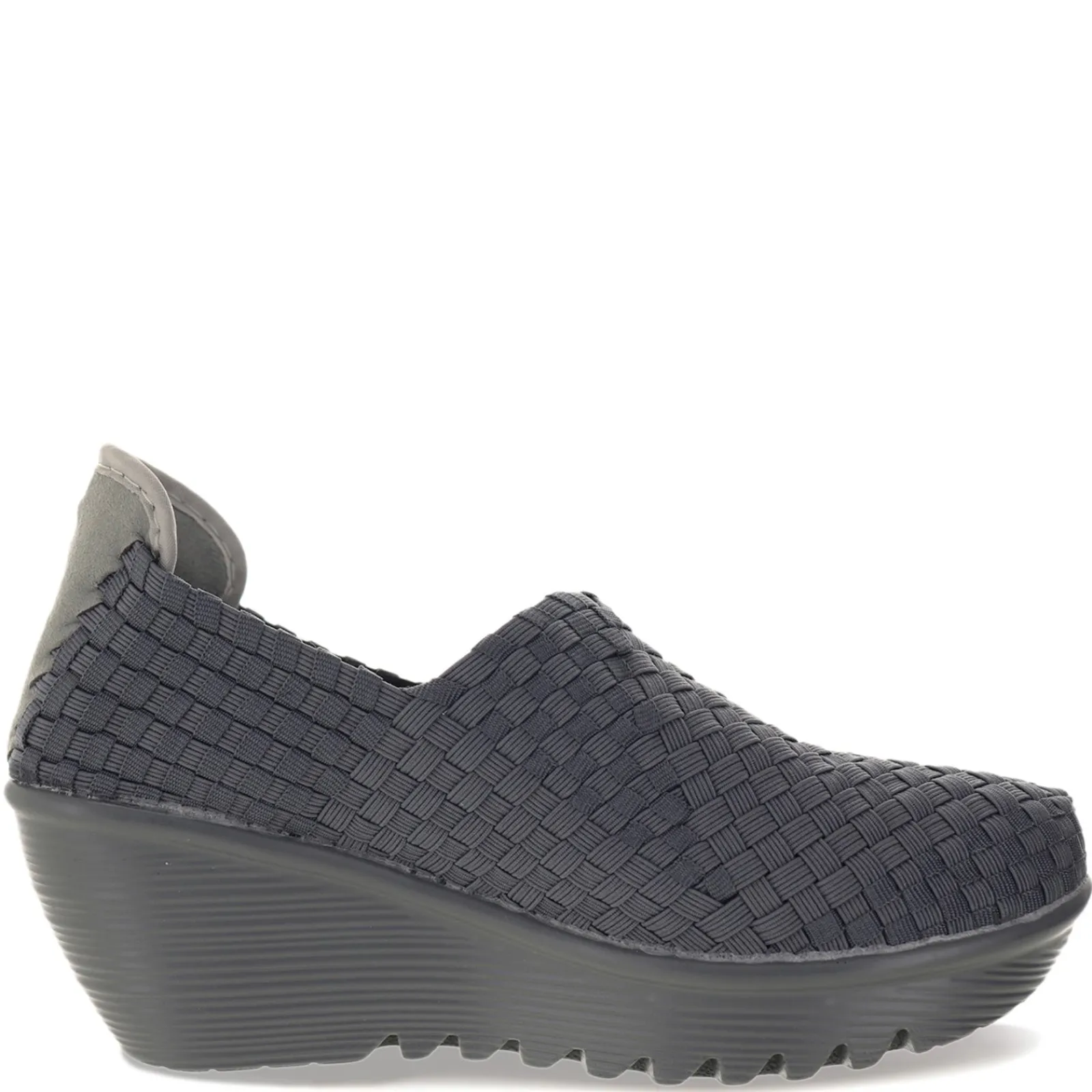 Bernie Mev Slip-On Shoes|Women's , Gem Slip-On Gray