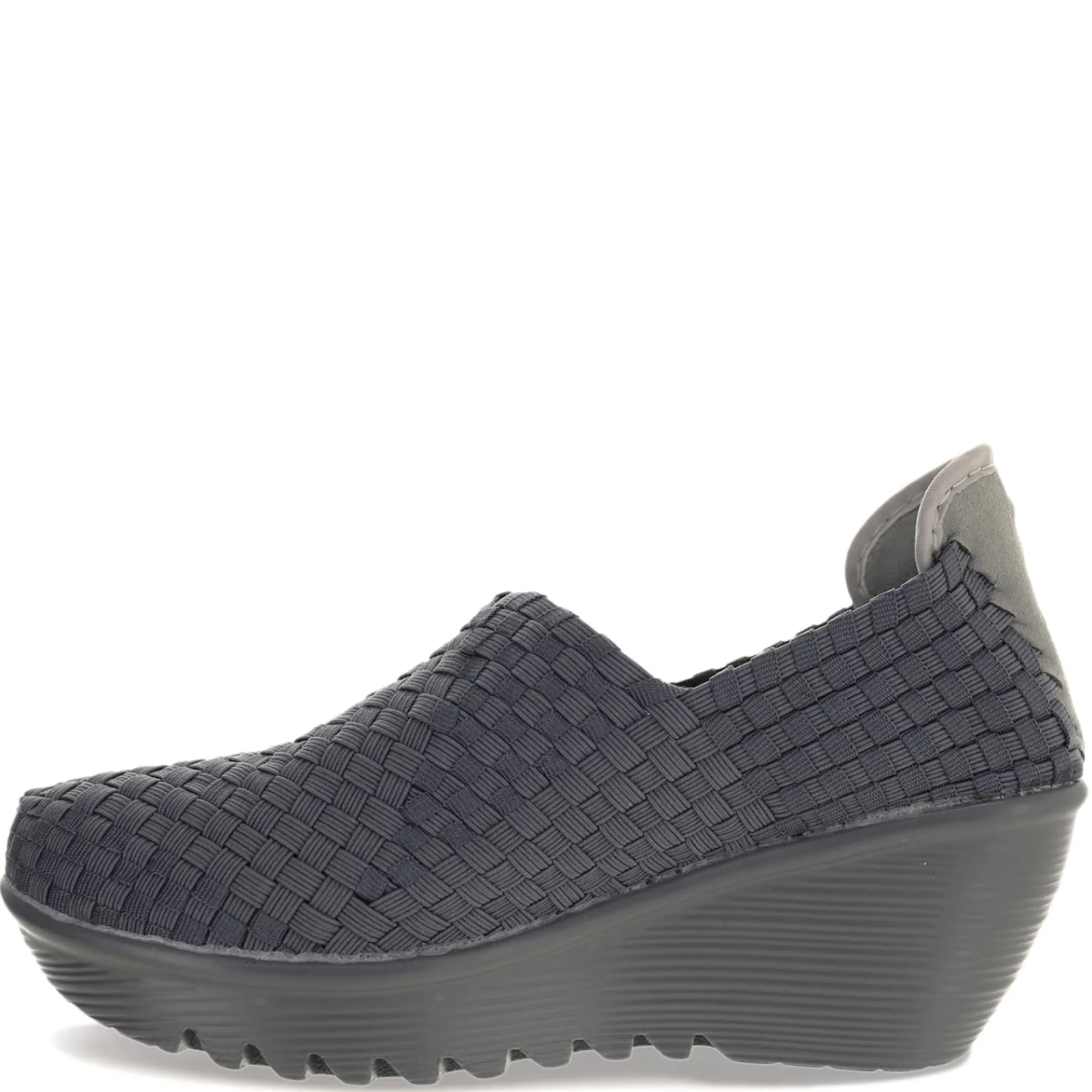 Bernie Mev Slip-On Shoes|Women's , Gem Slip-On Gray
