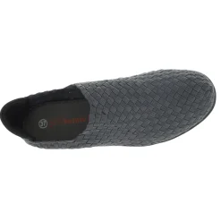 Bernie Mev Slip-On Shoes|Women's , Gem Slip-On Gray