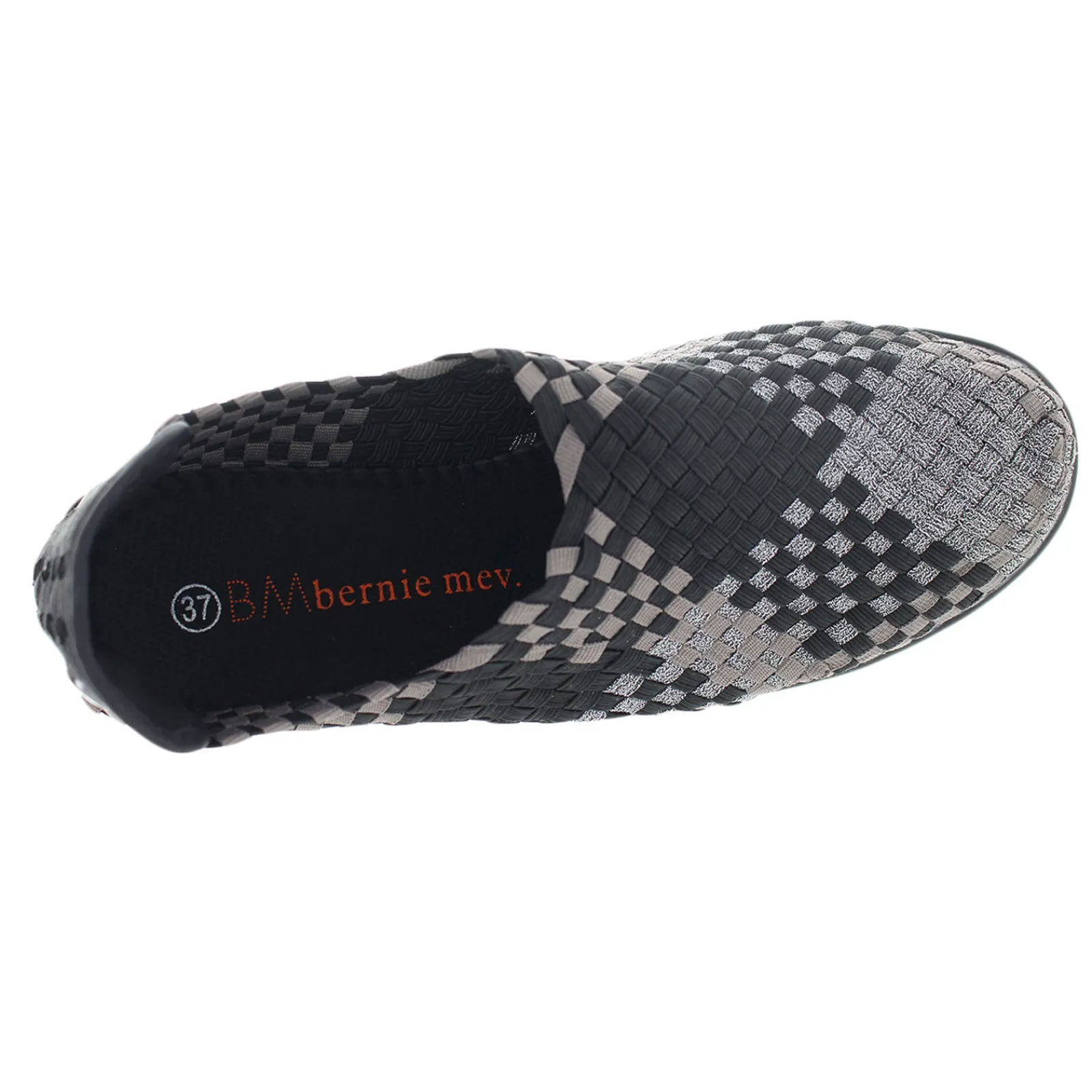 Bernie Mev Wedges|Women's , Gem Slip-On Pewter Multi