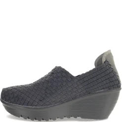 Bernie Mev Wedges|Women's , Gem Slip-On Gray