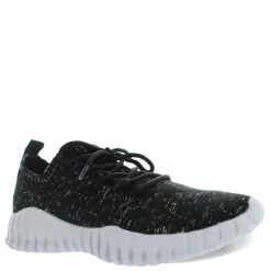 Bernie Mev Sneakers & Athletic|Women's , Gravity Slip-On Gold Black Shimmer