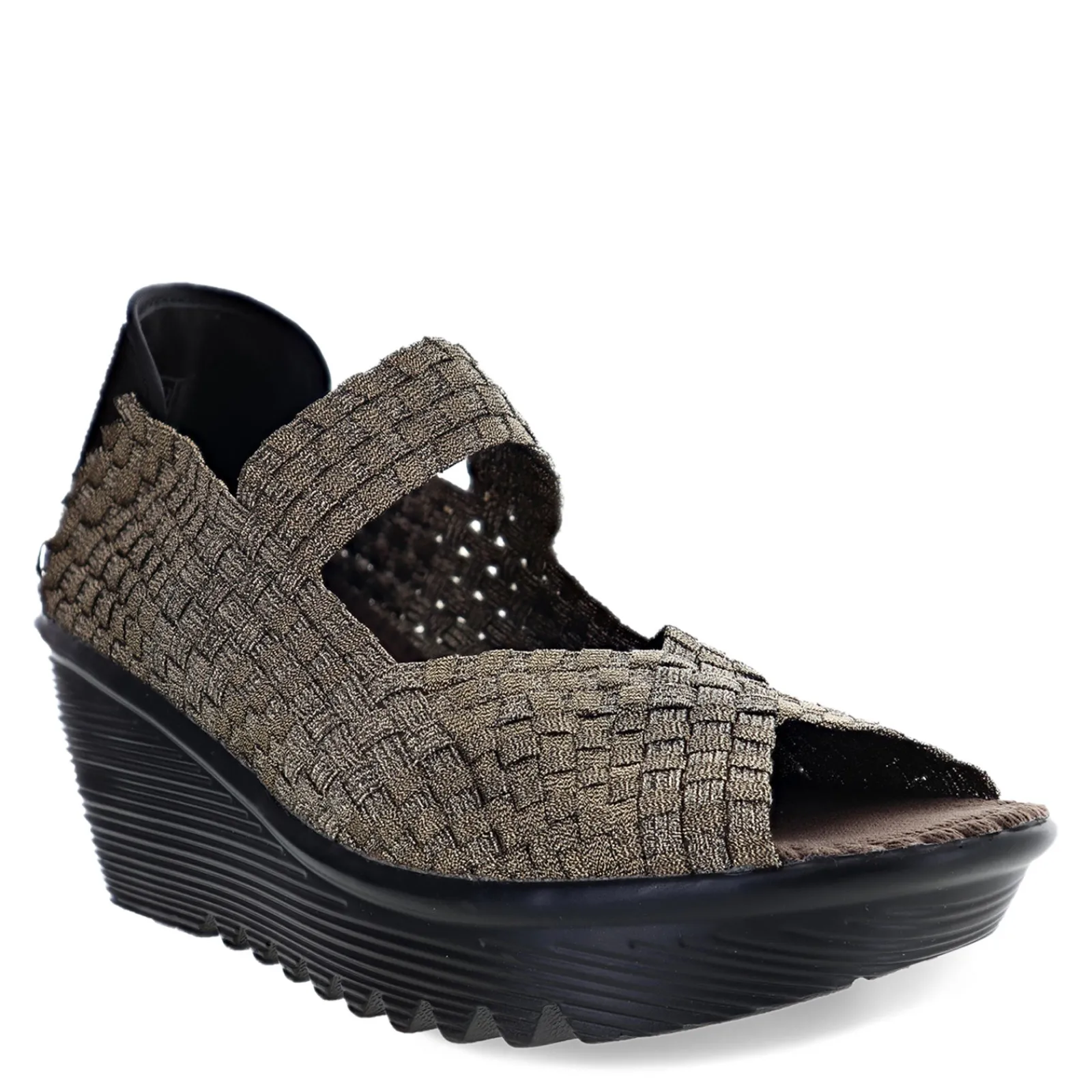 Bernie Mev Wedges|Women's , Halle Sandal Bronze