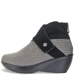Bernie Mev Boots|Women's , Jacqueline Bootie Gunmetal