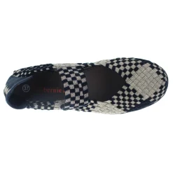 Bernie Mev Sandals|Women's , Lulia Slip-On Bronze Black