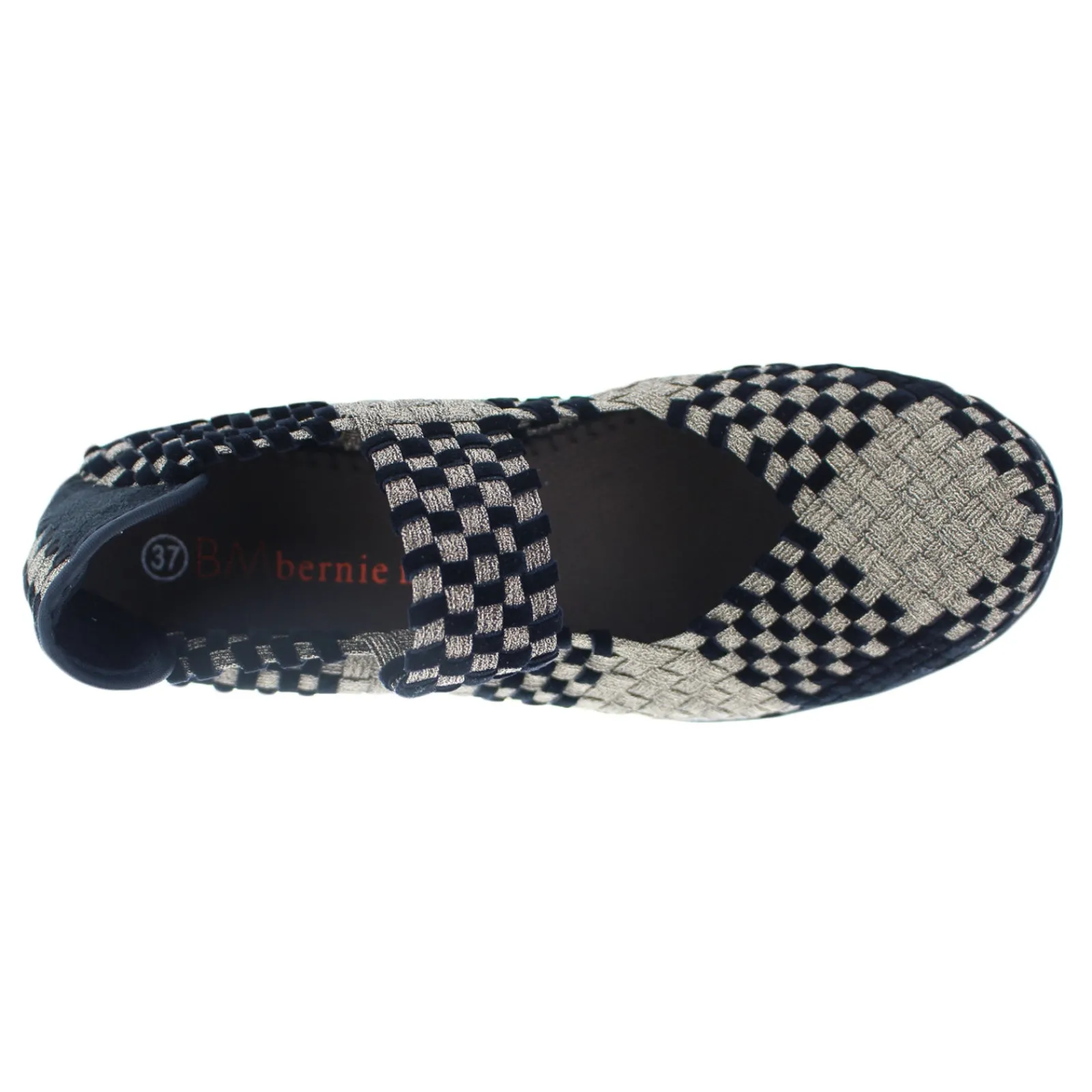 Bernie Mev Sandals|Women's , Lulia Slip-On Bronze Black