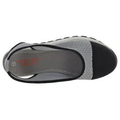 Bernie Mev Slip-On Shoes|Women's , Paula Slip-On Grey