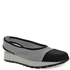 Bernie Mev Flats|Women's , Paula Slip-On Grey
