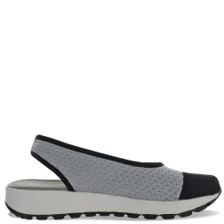 Bernie Mev Flats|Women's , Paula Slip-On Grey