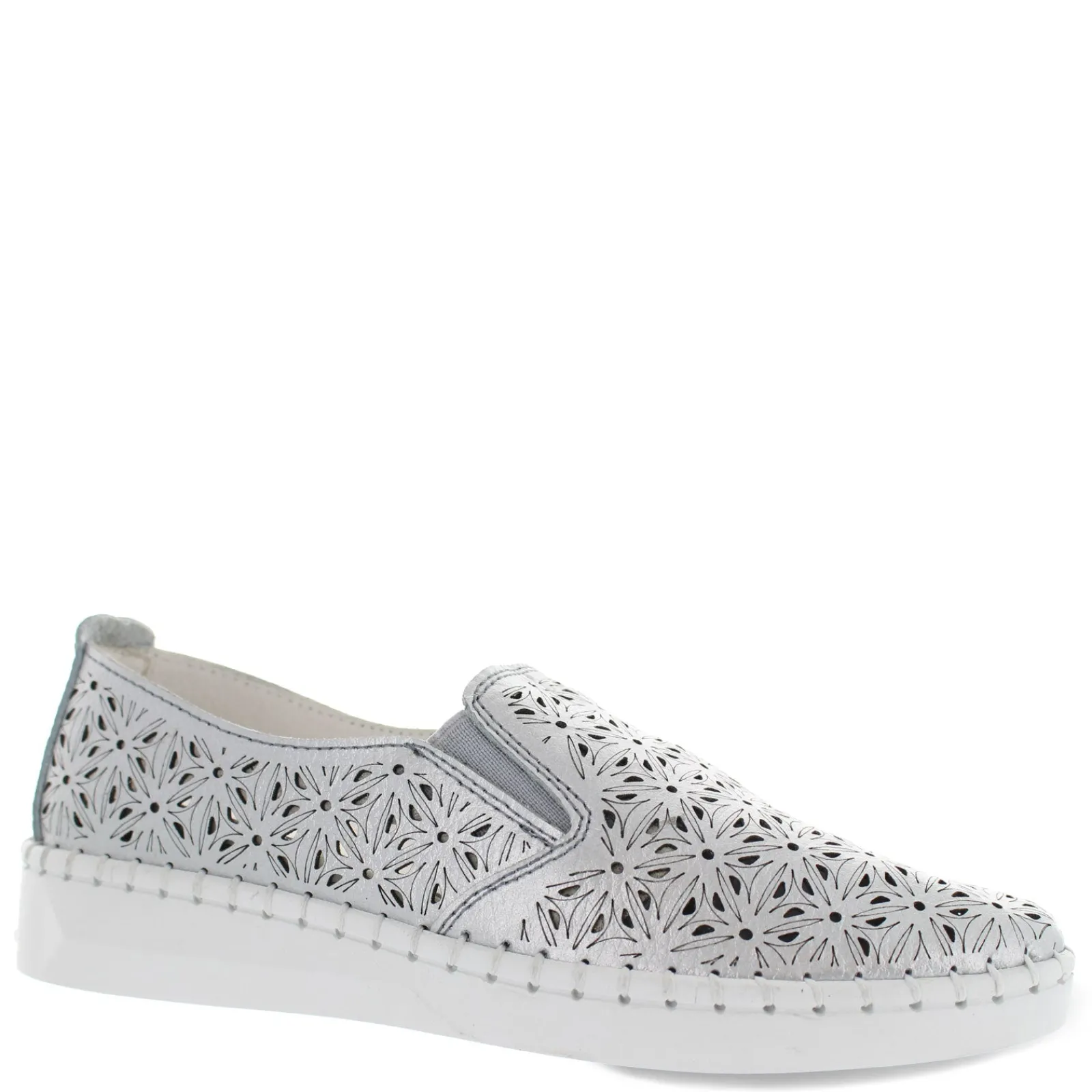 Bernie Mev Sneakers & Athletic|Women's , TW102 Slip-On Silver
